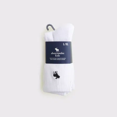 Abercrombie & Fitch 5-pack Calf Socks In White