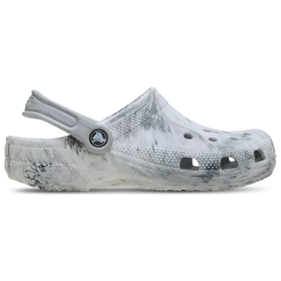 Crocs Boys  Watercolor Marbled Clog In Gray