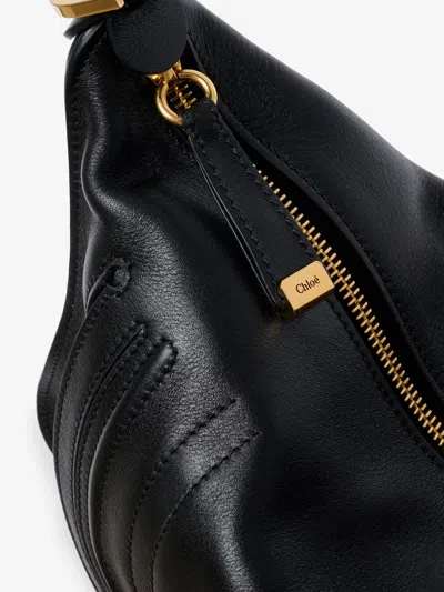 Chloé Chloe' Women Marcie Leather Shoulder Bag In Black