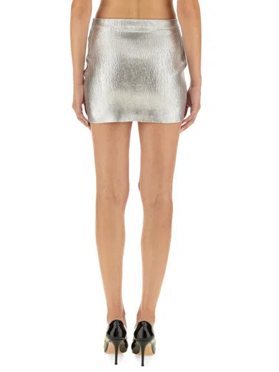 Diesel Women M-isi Skirt In Metallic