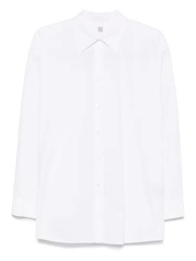 Totême Toteme Women Organic Cotton Shirt In White