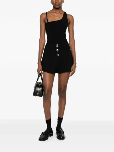 Sandro Womens Black Flared Mid-rise Woven Shorts