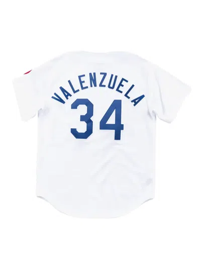 Mitchell & Ness Dodgers Trikot In White