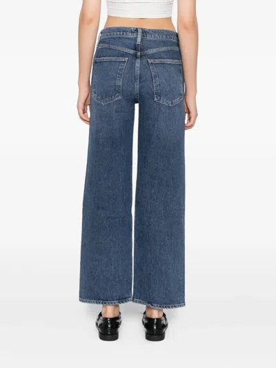 Agolde Gerade Harper Jeans In Blue