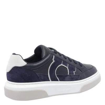 Ferragamo Cassina Gan 2 Low Top Sneakers In Multi