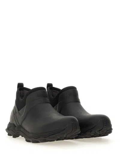 Givenchy Black Bogs Rubber Chelsea Boots In Multi