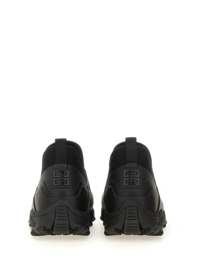 Givenchy Black Bogs Rubber Chelsea Boots In Multi
