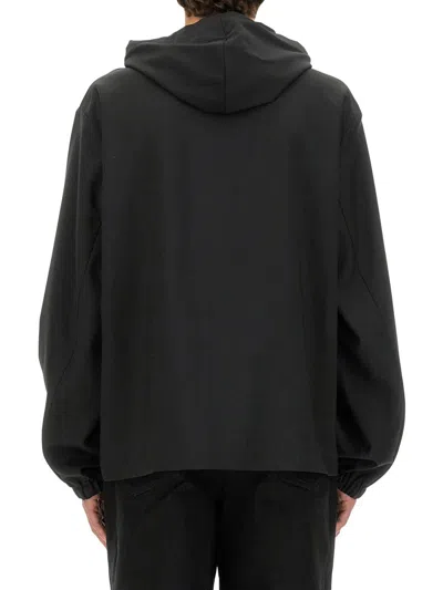 Givenchy Zipped Hoodie In Wool With 4g Detail In Multi