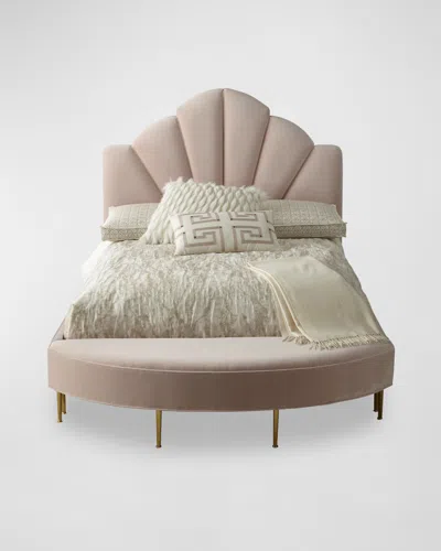 Haute House Kennedi Blush California King Bed In Pink