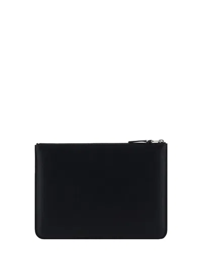 Comme Des Garçons Black Calf Leather Bos Taurus Wallet