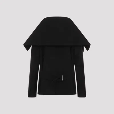 Jacquemus Coat In Black
