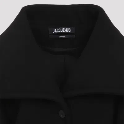 Jacquemus Coat In Black