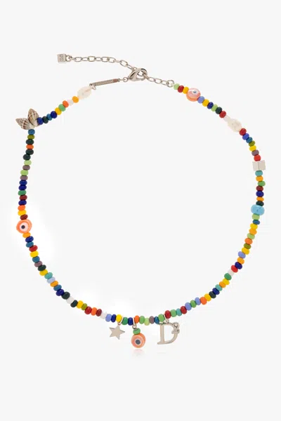 Dsquared2 Necklace With Logo In Multi
