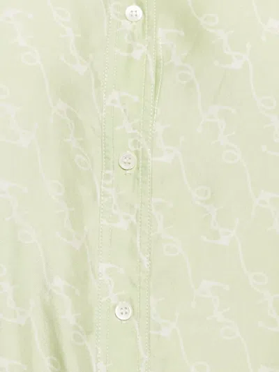 Pre-owned Sandro Long-sleeves Shirt In Green