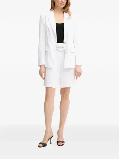 Fracomina Single-breasted Blazer In White