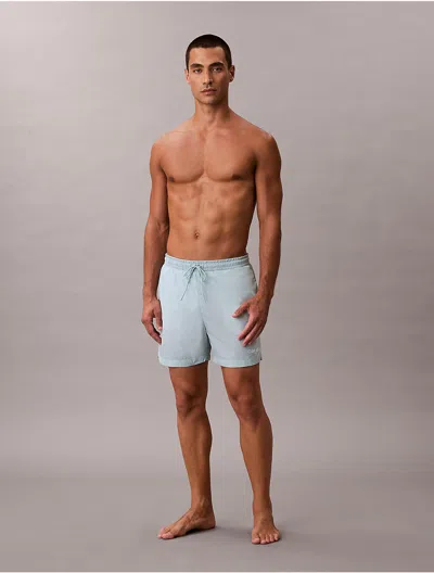 Calvin Klein Men's Embody 5" Swim Shorts In Multi
