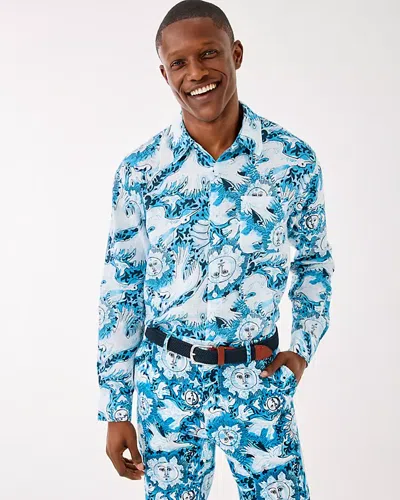 Lilly Pulitzer Men's Stuff Addison Button Down Shirt In Blue