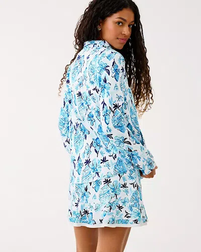 Lilly Pulitzer Upf 50+ Leona Zip-up Jacket In Blue