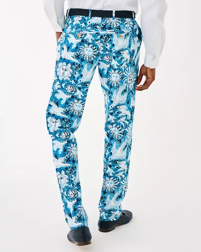 Lilly Pulitzer Men's Stuff 34" Mizner Stretch Pant In Blue
