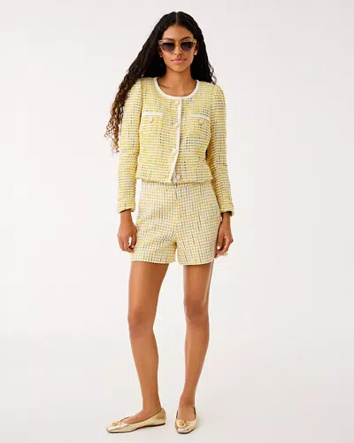 Lilly Pulitzer Briar Boucle Jacket In Yellow