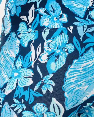 Lilly Pulitzer Upf 50+ Luxletic 24" Weekender High Rise Midi Legging In Blue