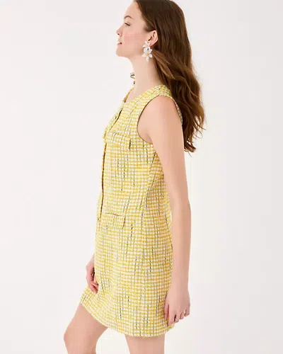 Lilly Pulitzer Bindy Shift Romper In Yellow