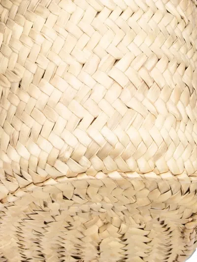 Pre-owned Chloé Large Marcie Basket Tote Bag In Neutral