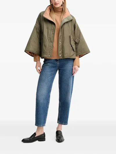 Fracomina Roll-neck Wool Sweater In Neutral