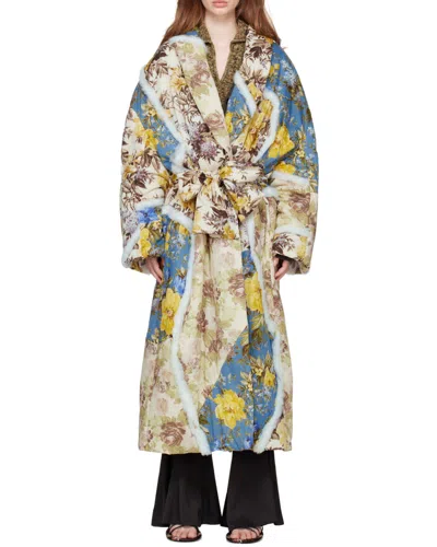 Acne Studios Decal Printed Cotton Suit In Multi