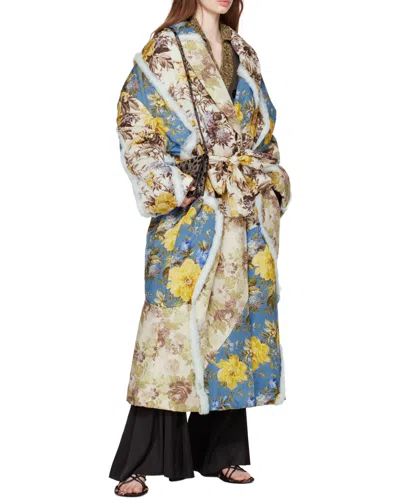 Acne Studios Decal Printed Cotton Suit In Multi