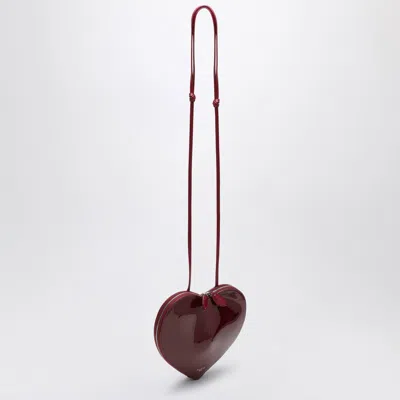 Alaïa Alaia Women Le Coeur Patent Leather Crossbody Bag In Red