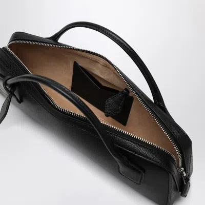 Alaïa Le Teckel Black Leather Clutch In Black