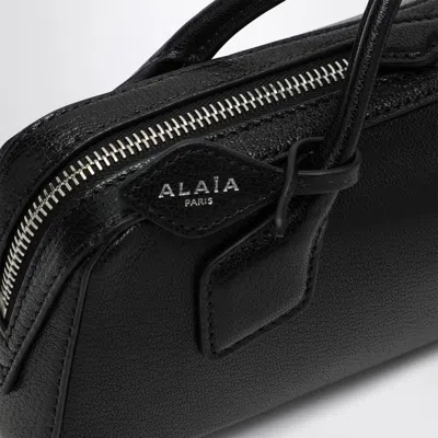 Alaïa Le Teckel Black Leather Clutch In Black