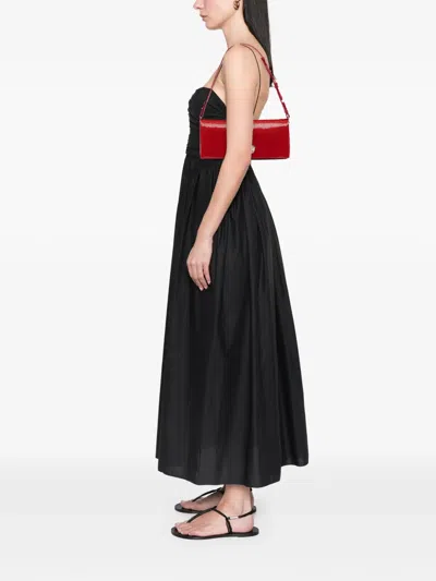 Pre-owned Miu Miu 2010-2025 Sequin Embellished Shoulder Bag In Red