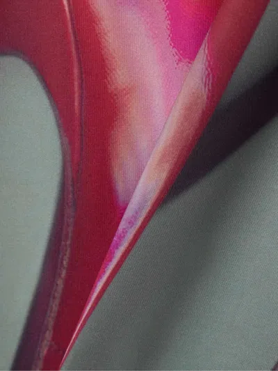 Acne Studios Pattern Skirt In Red