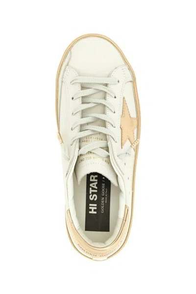 Golden Goose Deluxe Brand Hi Star Lace-up Sneakers In Animal Print