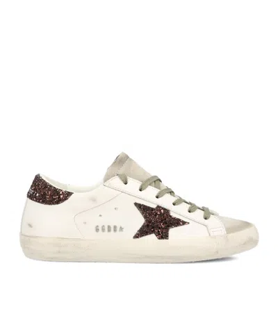 Golden Goose Deluxe Brand Women Super Star Leather Sneakers In Neutral