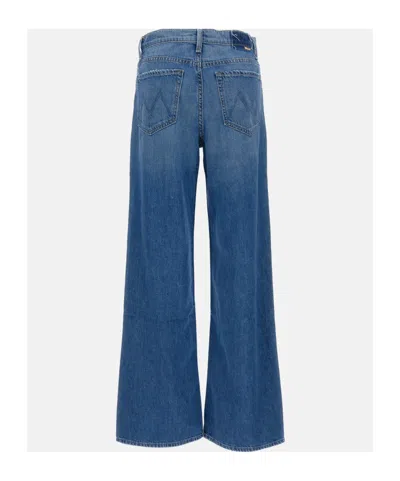 Mother Hustler Roller Skimp Jeans In Caving In In Blue