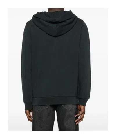 Apc Logo Hoodie In Black
