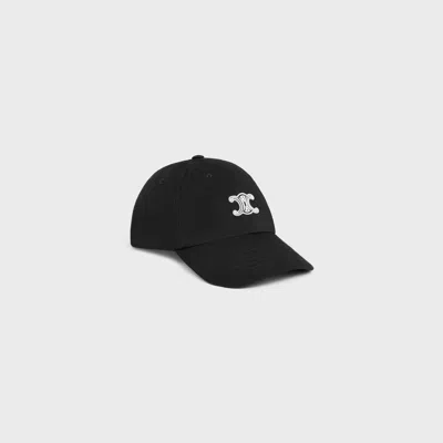 Celine Patterned Hats In Black