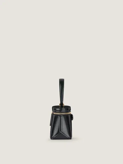 Givenchy Vanity Antigona Leather Handbag With Lettering Logo On The Front In Black
