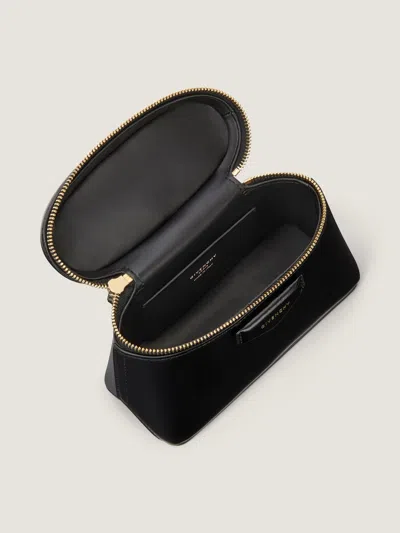 Givenchy Vanity Antigona Leather Handbag With Lettering Logo On The Front In Black