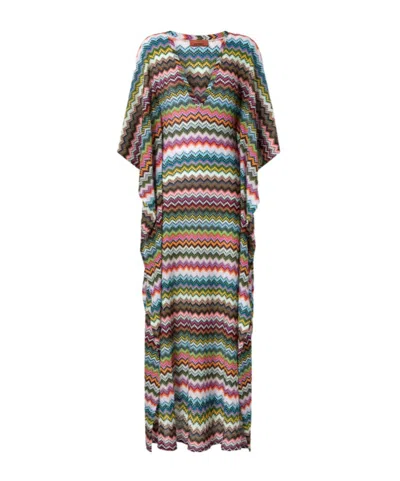Missoni Long Caftan Cover-up In Multi