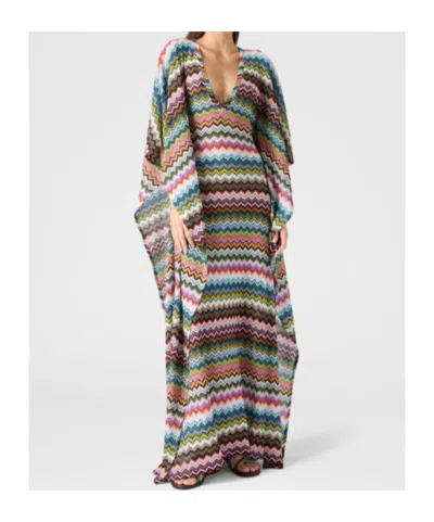 Missoni Long Caftan Cover-up In Multi