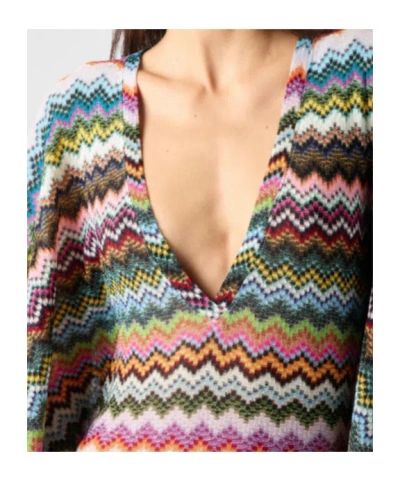 Missoni Long Caftan Cover-up In Multi