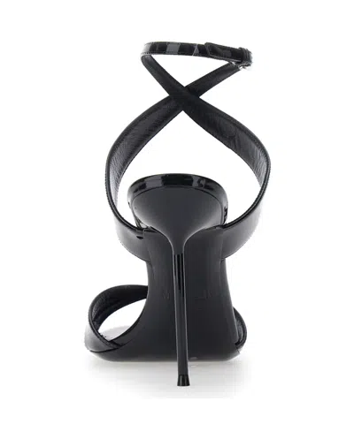 Paris Texas Round-toe High-heeled Sandals In Black