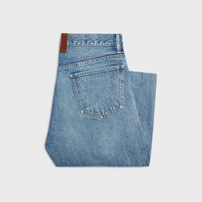 Celine Boyfriend Jeans 001 In Cotton Denim In Blue