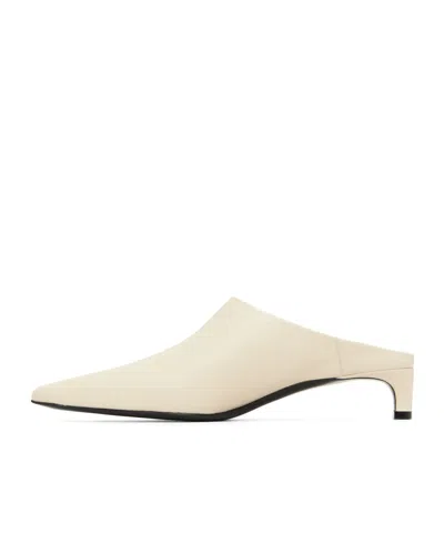 Jil Sander Pointed-toe High-heeled Mules In Animal Print