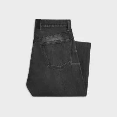 Celine Boyfriend Jeans 001 In Cotton Denim In Black