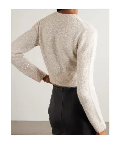 Erdem Embellished Alpaca-blend Cardigan In Animal Print